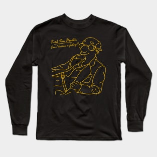 PT - Can I Borrow A Feeling - Outline Gold Long Sleeve T-Shirt